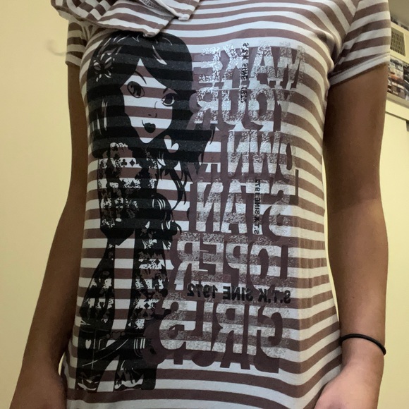 Dolce and gabbana striped top/mini dress - Picture 3 of 4